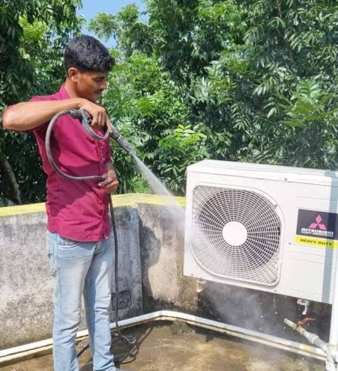 AC PCB repair service near Ram Nagar Mandir Old Dewas — inverter AC circuit board diagnosis