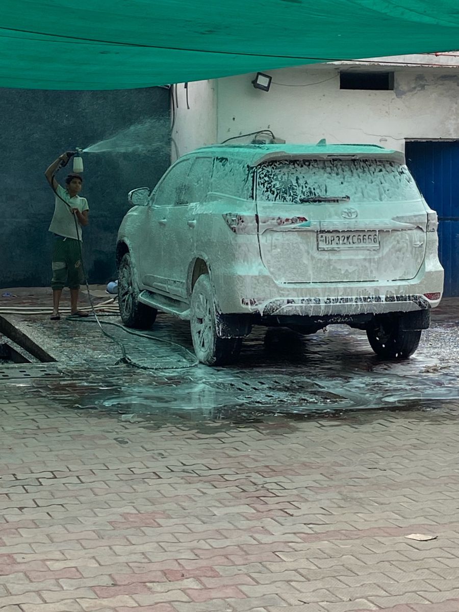 Doorstep car wash in Rajpura - exterior hand wash